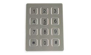 Tastiera tal-metall imħatteb bi 12-il ċavetta JR-KP-08